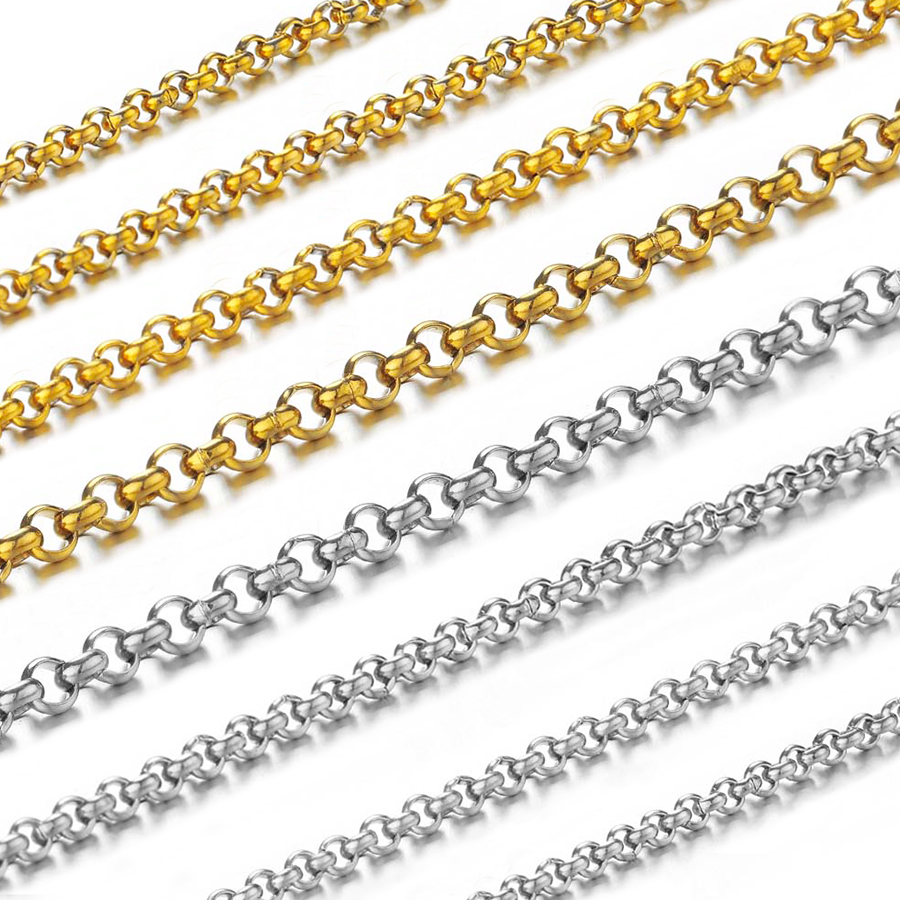 Body Jewelry - 1 meter 2-4mm Stainless Steel O-shaped
