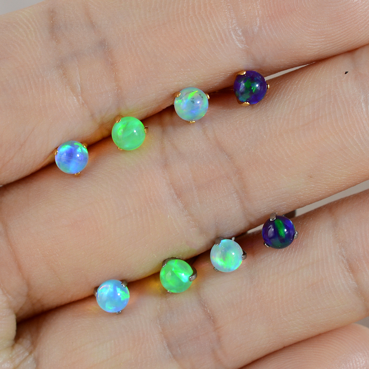 Body Jewelry Flat Back - 1PC Ttianium Steel Piercing Labret Stud