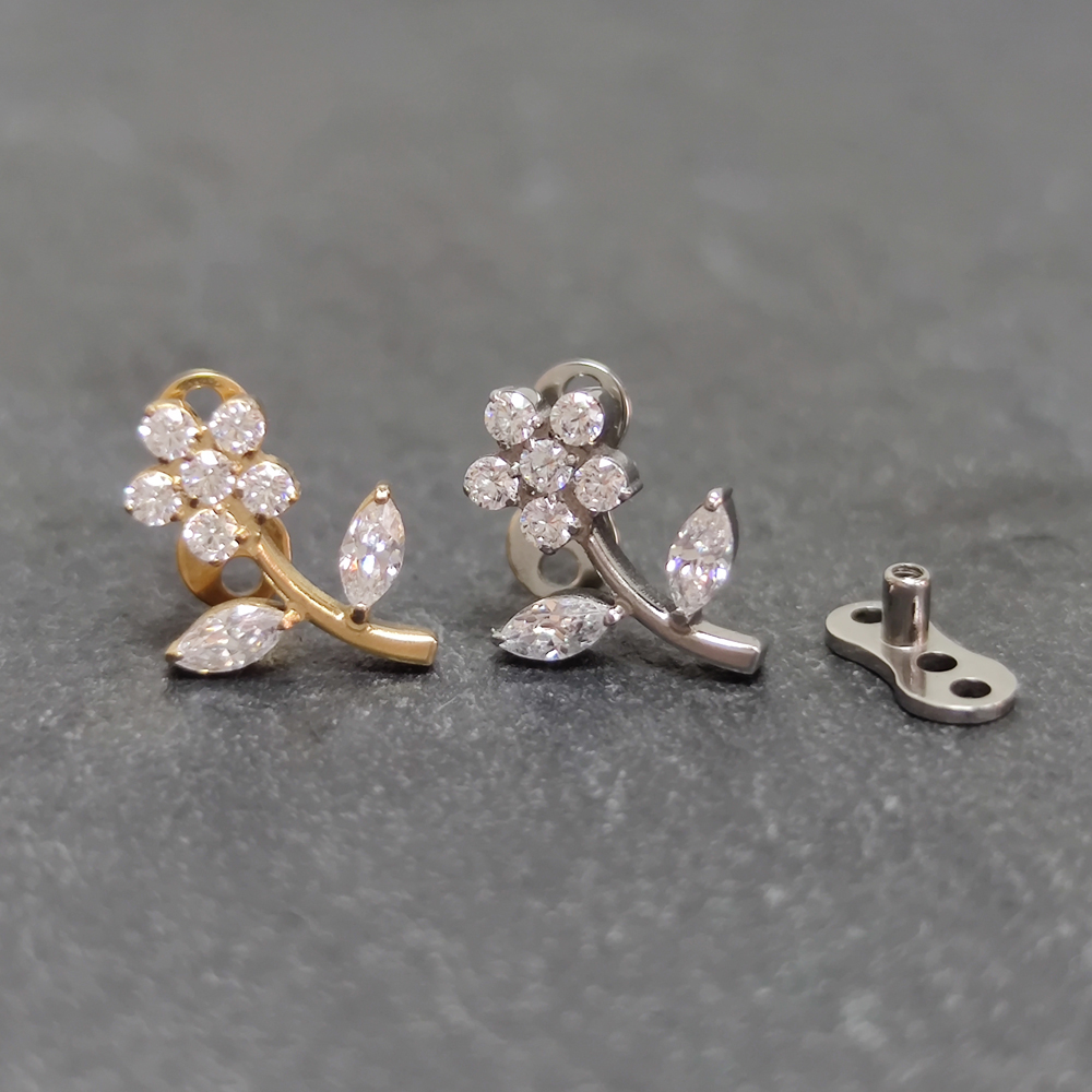 G23 Titanium Zircon Micro Derm - Dermal Anchor Top review and price