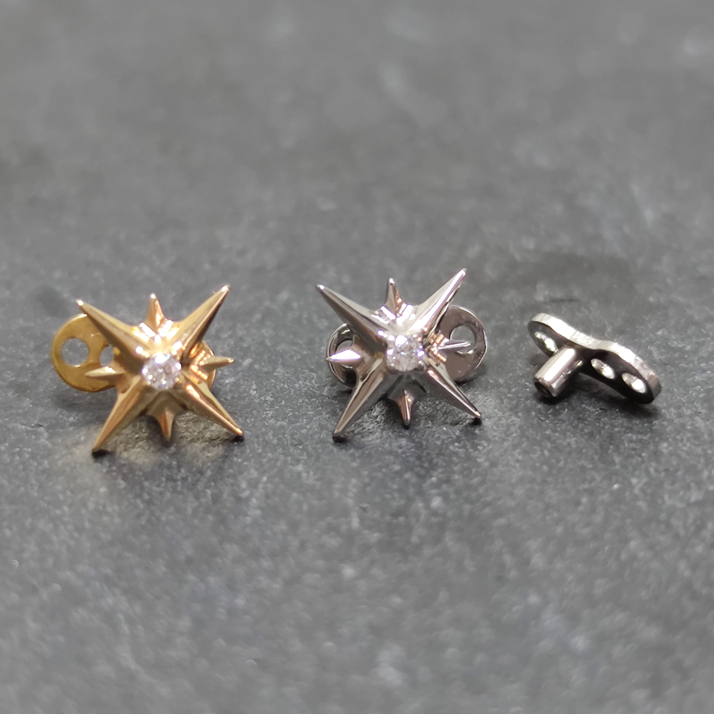 G23 Titanium Zircon Micro Derm - Dermal Anchor Top review and price