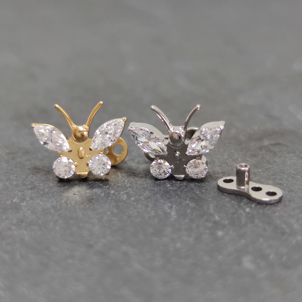 G23 Titanium Zircon Micro Derm - Dermal Anchor Top review and price