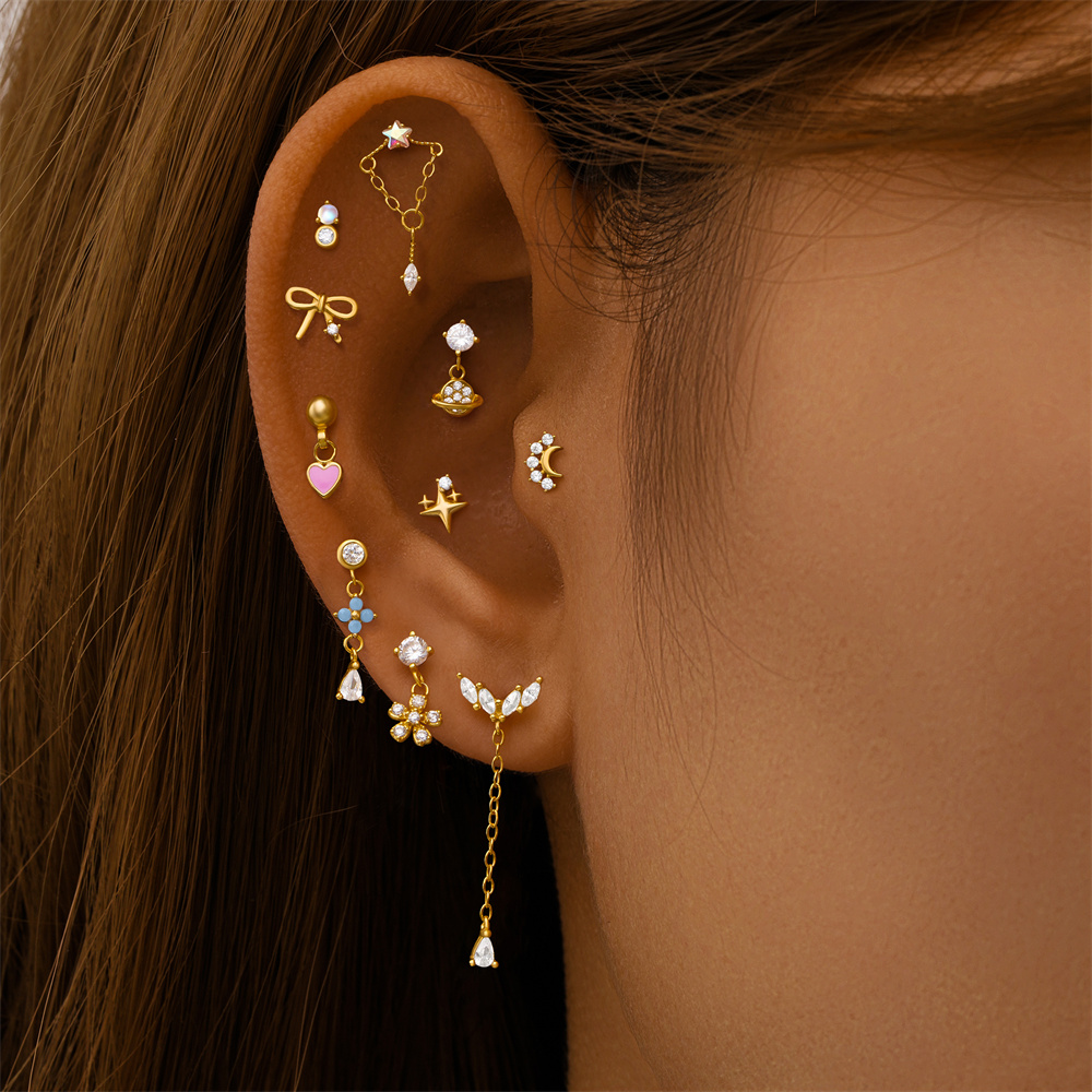 AIDE Heart Round Ball Flat Hel - Body Jewelry Flat Back review and price