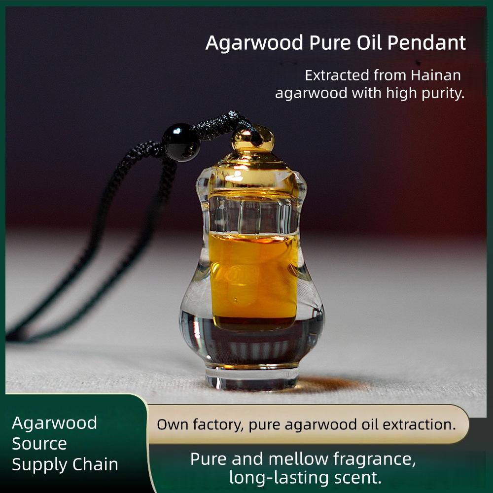 Agarwood Essential Oil Pendant - Body Jewelry Co review and price