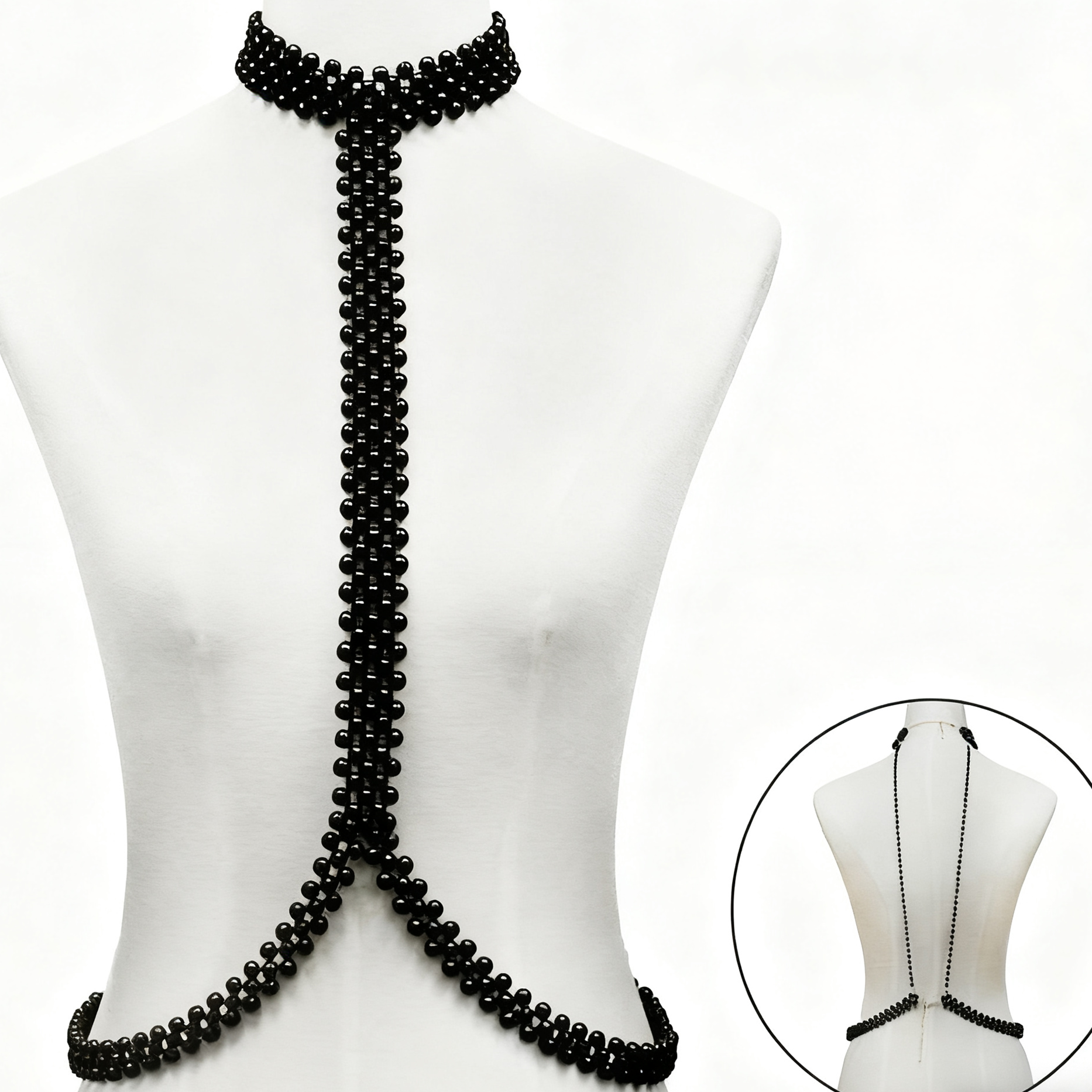 Luxurious Pearl Gold Chain Bod - Body Jewelry High End review and price