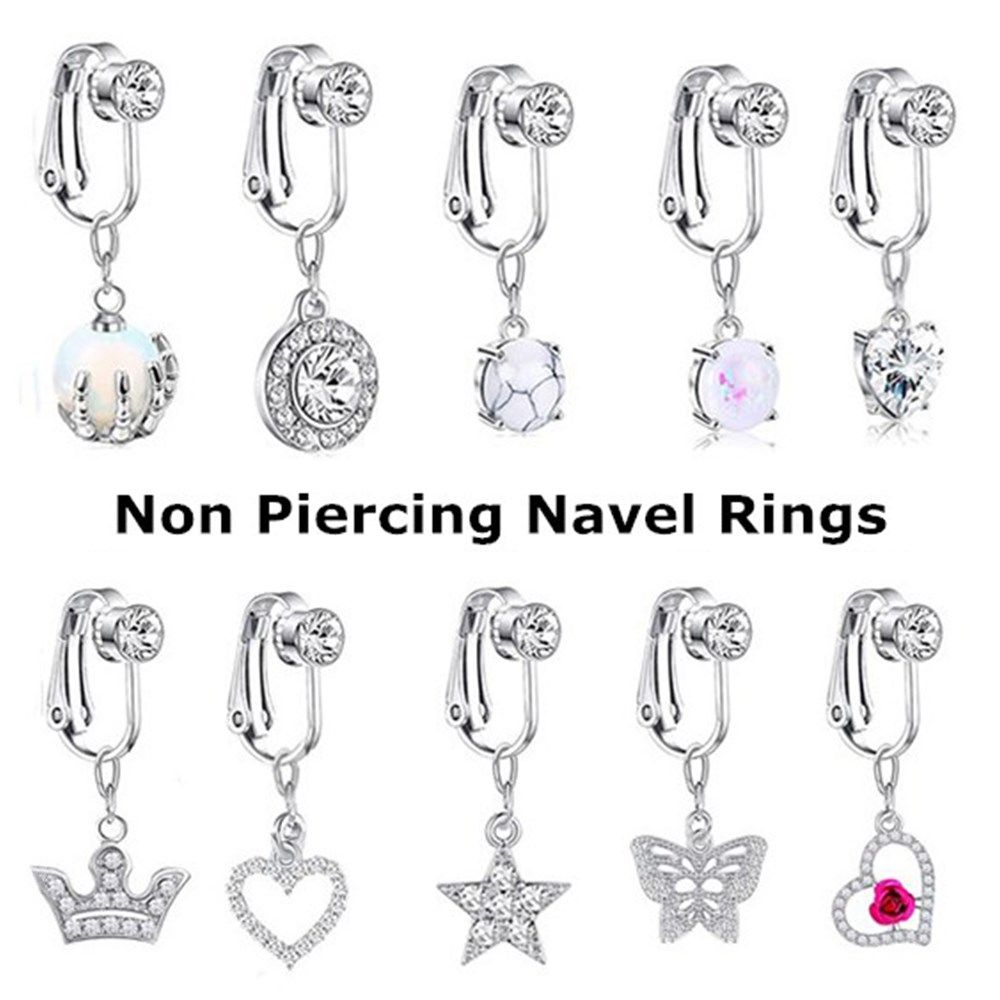 Accessories Clip On Earrings C - Body Jewelry Ear review and price