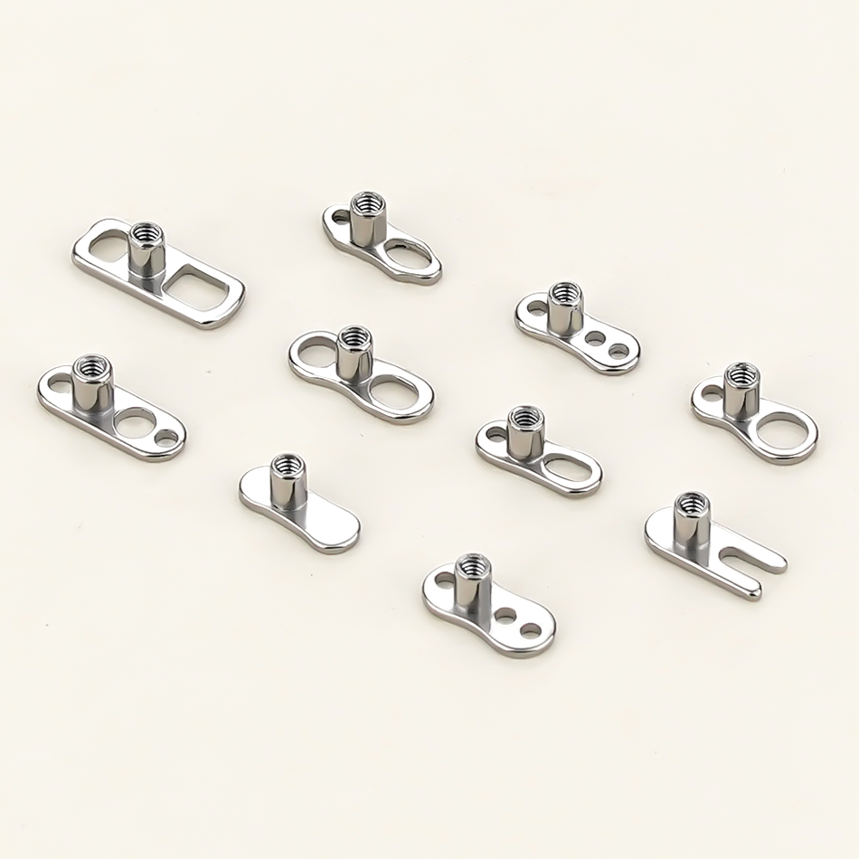 5Pcs/10Pcs /50Pcs Titanium Der - Dermal Anchor Top review and price