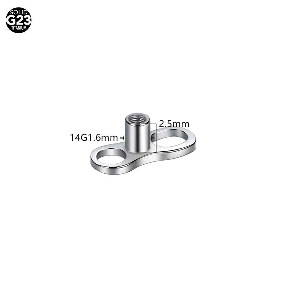 5Pcs/10Pcs /50Pcs Titanium Der - Dermal Anchor Top review and price