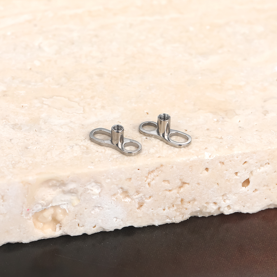 5Pcs/10Pcs /50Pcs Titanium Der - Dermal Anchor Top review and price