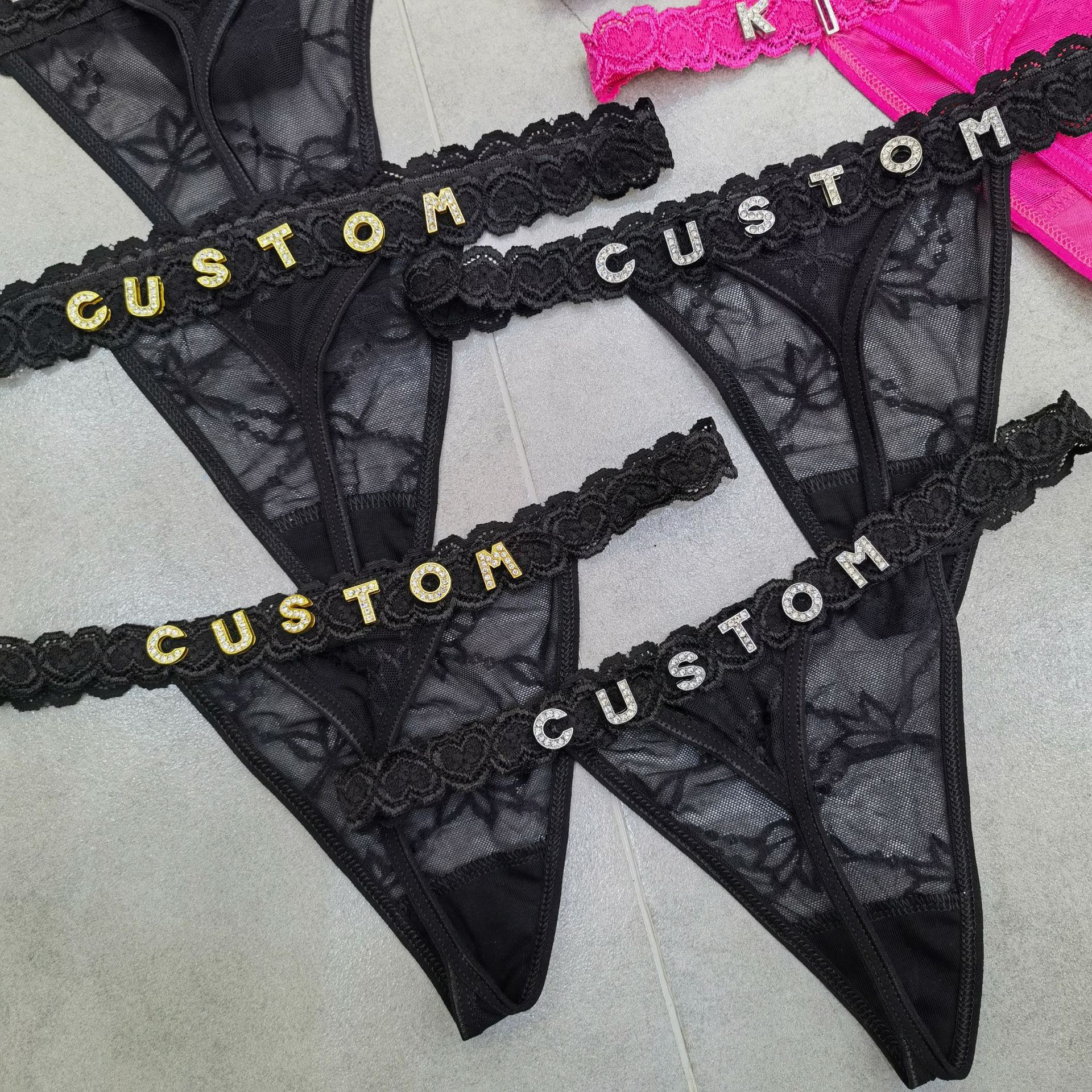 Customize Thongs Crystal Name  - Body Jewelry review and price