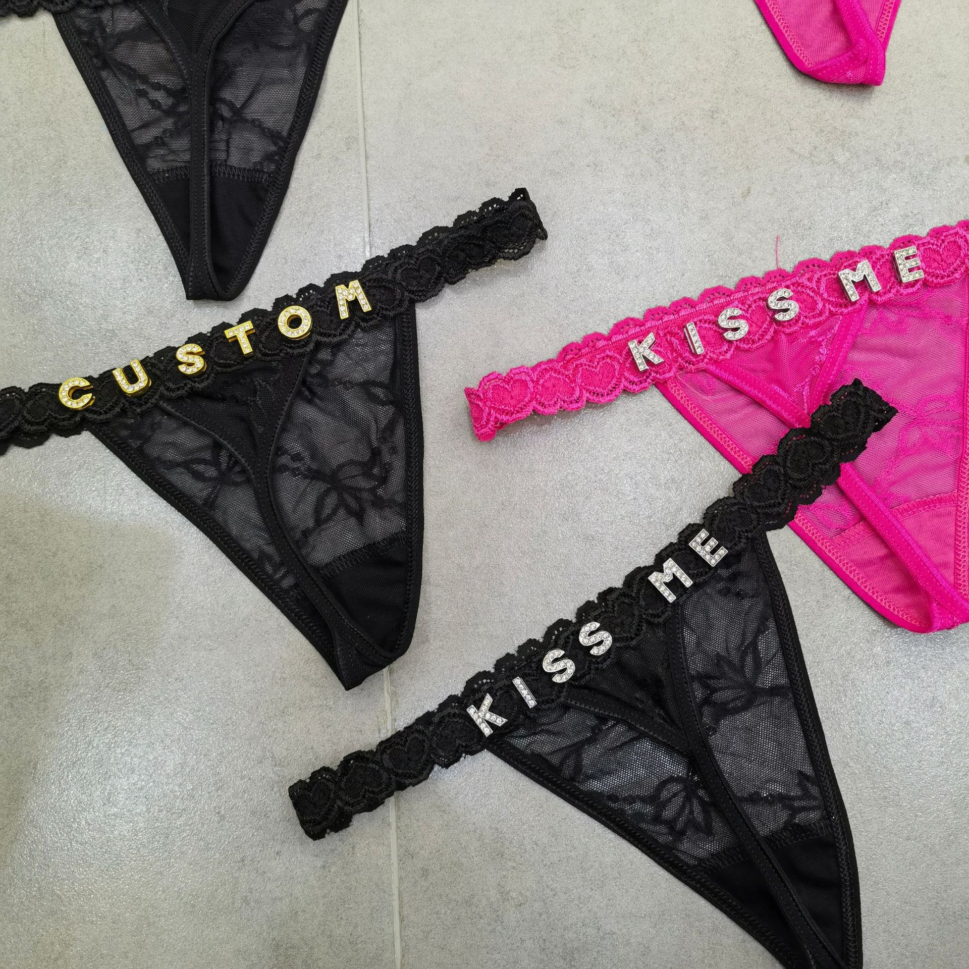 Customize Thongs Crystal Name  - Body Jewelry review and price