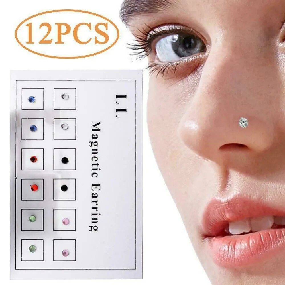 12PCS/Card Fake Cheater Non Pi - Body Jewelry Ear review and price