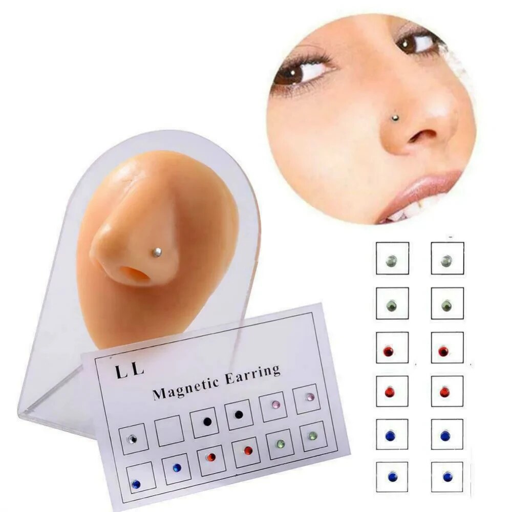 12PCS/Card Fake Cheater Non Pi - Body Jewelry Ear review and price