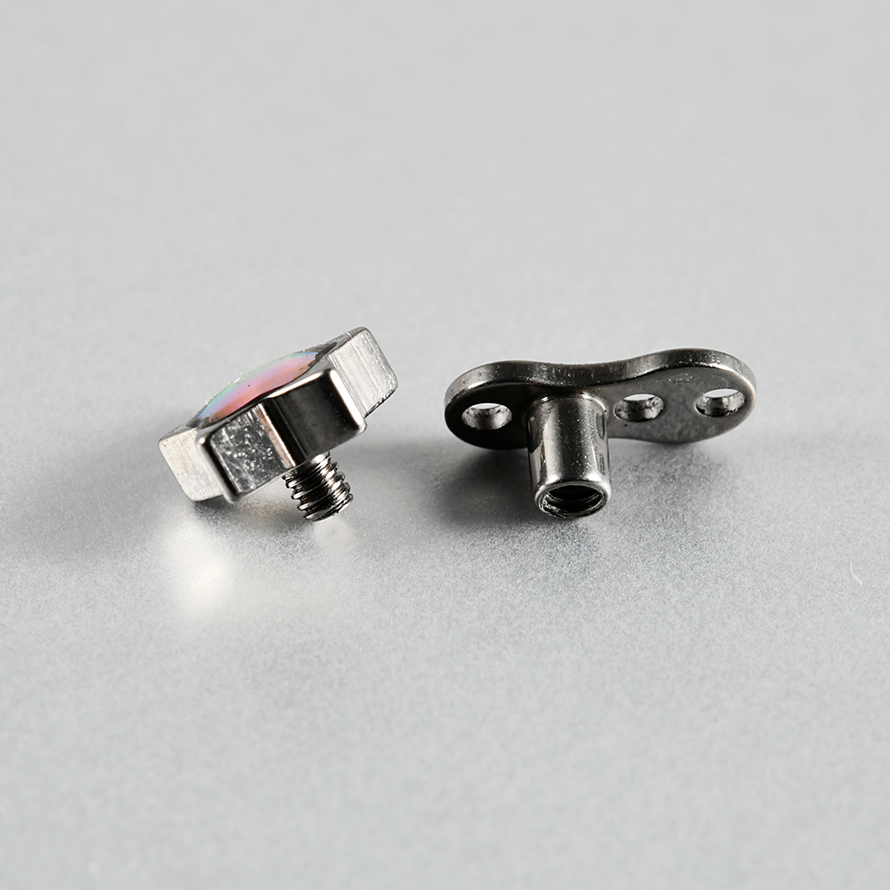 1PC Titanium Flash Film&Opal M - Dermal Anchor Top review and price