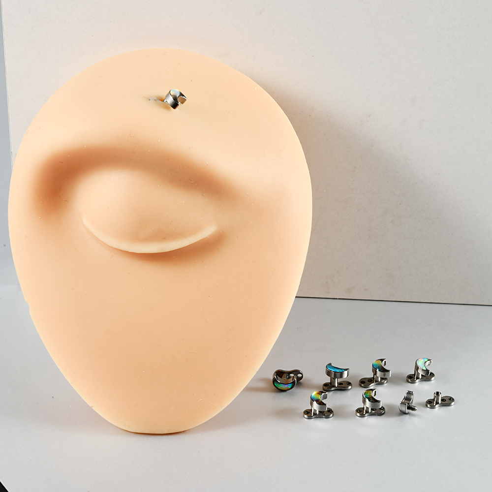 1PC Titanium Flash Film&Opal M - Dermal Anchor Top review and price