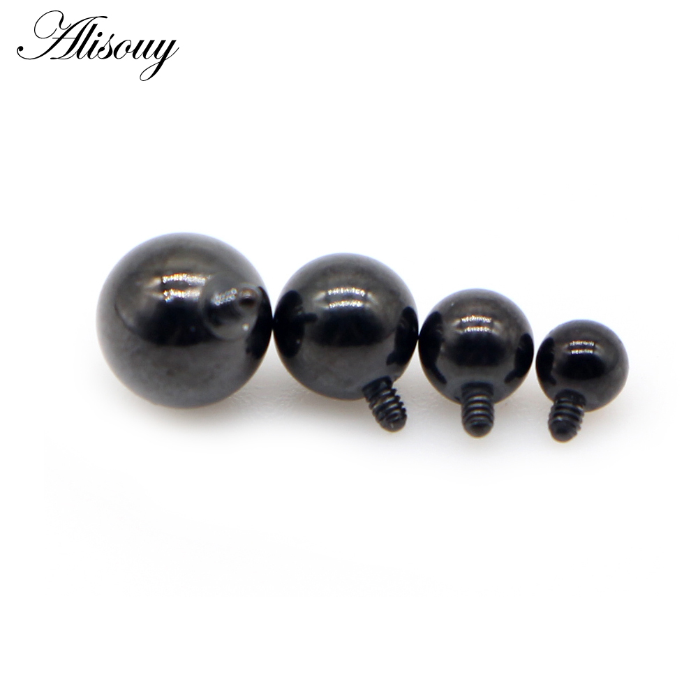 Alisouy 2PCS 3/4/5/6mm 16G Sta - Dermal Anchor Top review and price