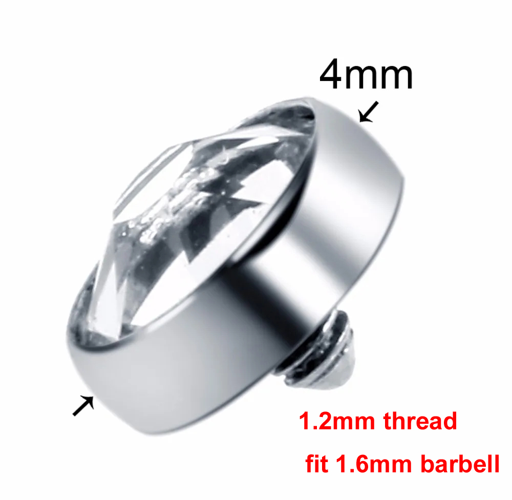 1PC G23 Titanium Dermal Anchor - Dermal Anchor Top review and price
