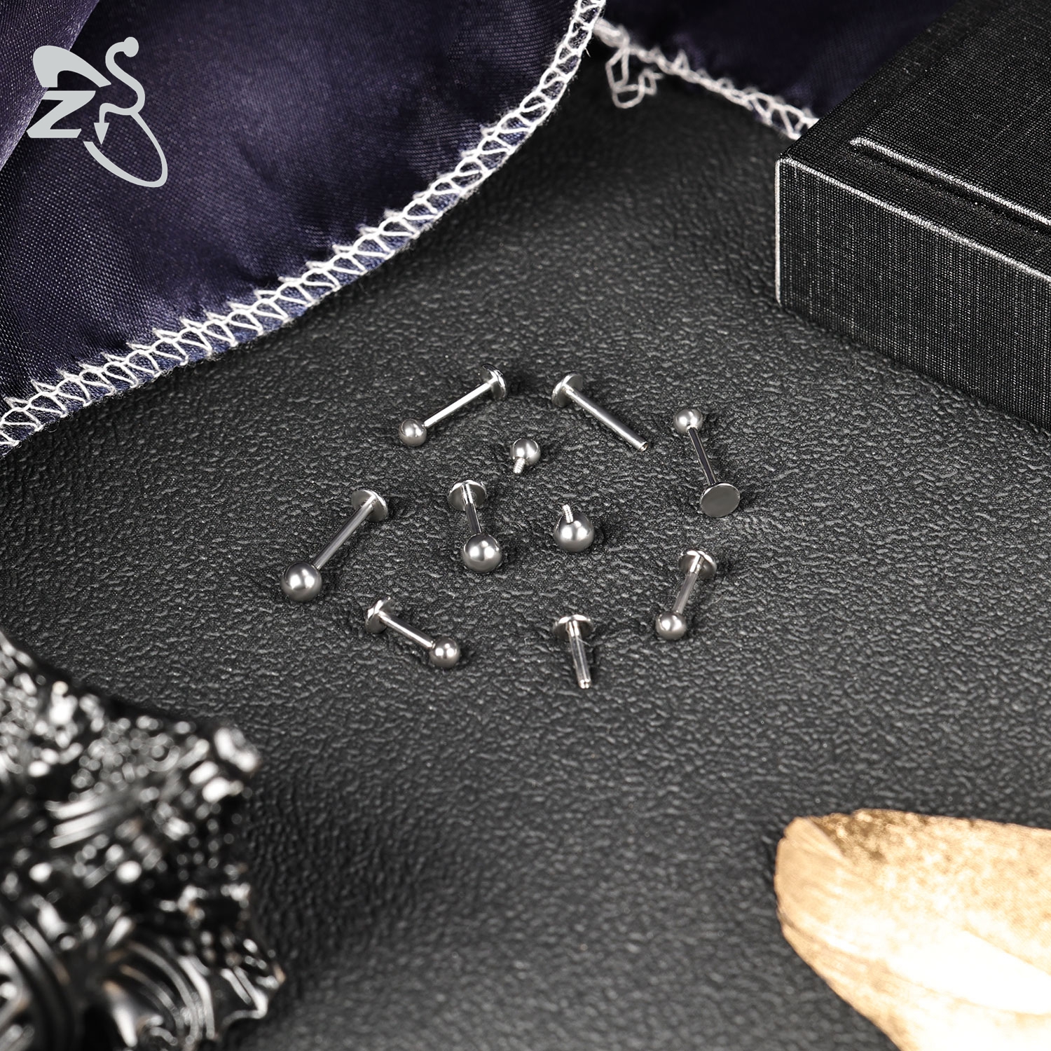 ZS 6 Pcs/lot Internal Thread 1 - Body Jewelry Flat Back review and price