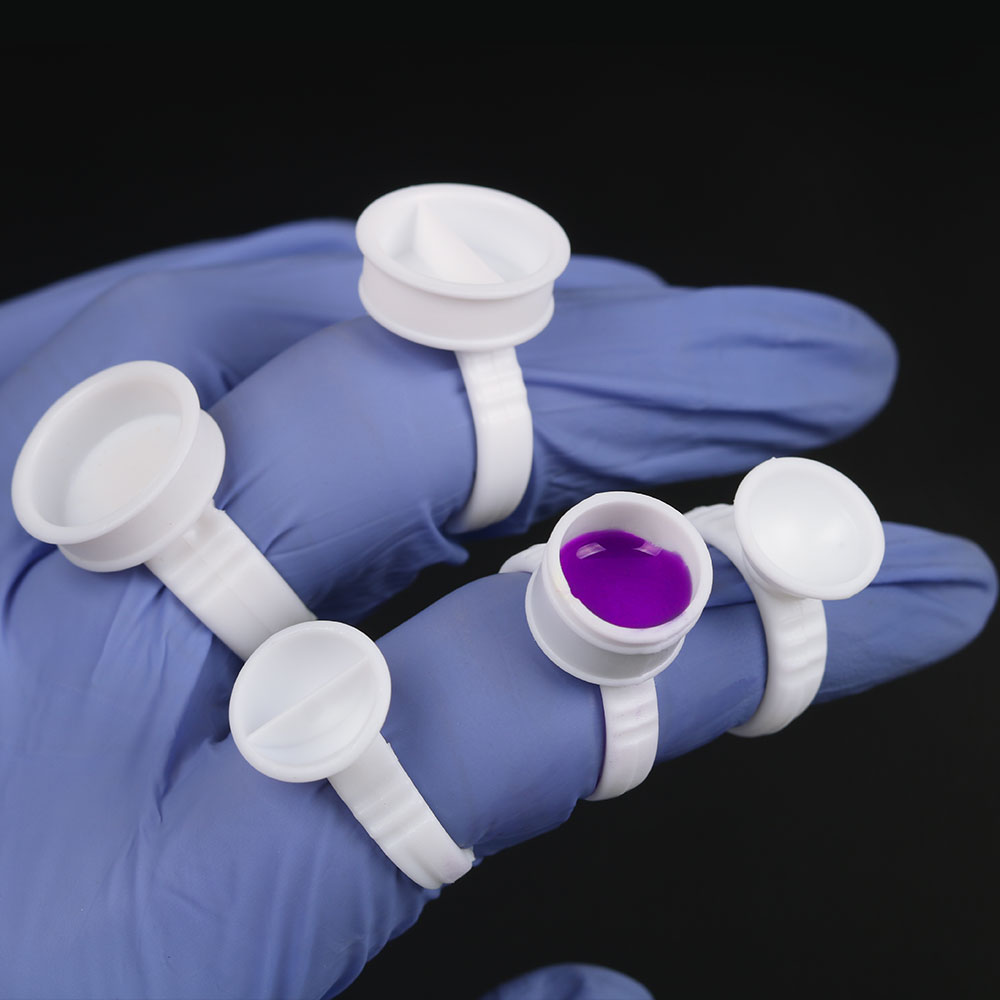 100PCS Tattoo Rings Cups Dispo - Body Jewelry Tattoo review and price