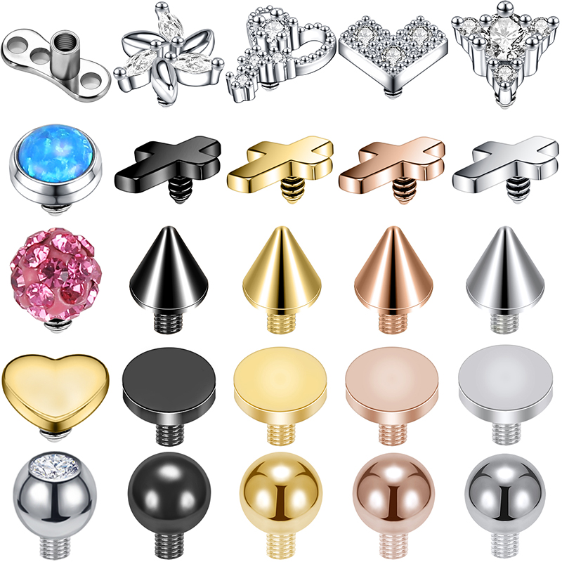ZS 16G Micro Dermal Piercing Z - Dermal Anchor Top review and price