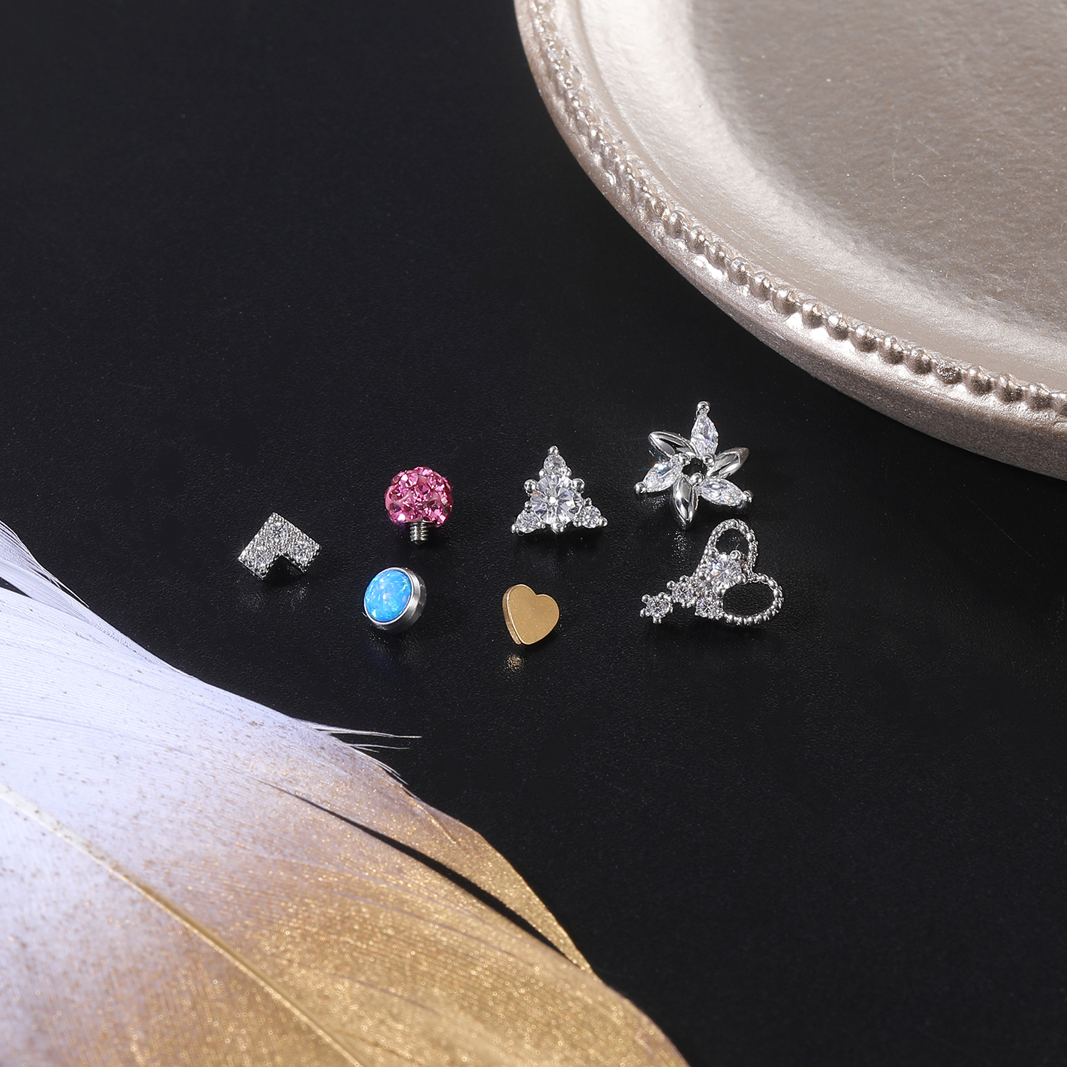 ZS 16G Micro Dermal Piercing Z - Dermal Anchor Top review and price