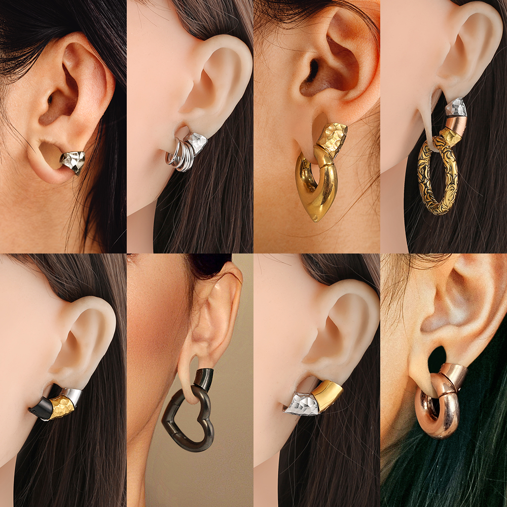 Giga 1/2Pcs Hammered Ear Weigh - Body Jewelry Hangers review and price