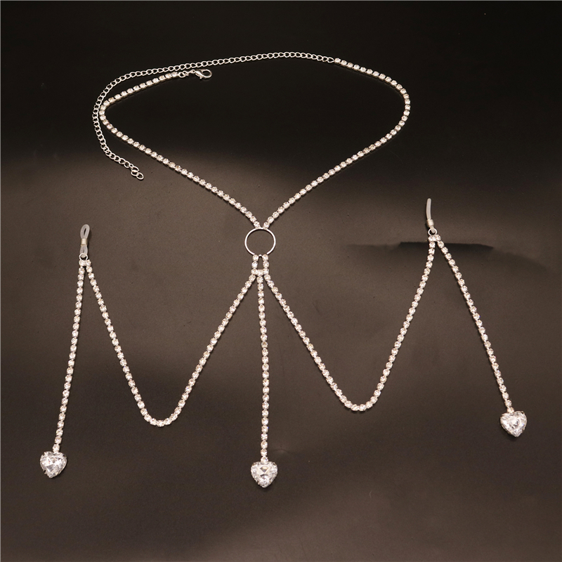 2023 New Fashion White Heart N - Body Jewelry Chain review and price