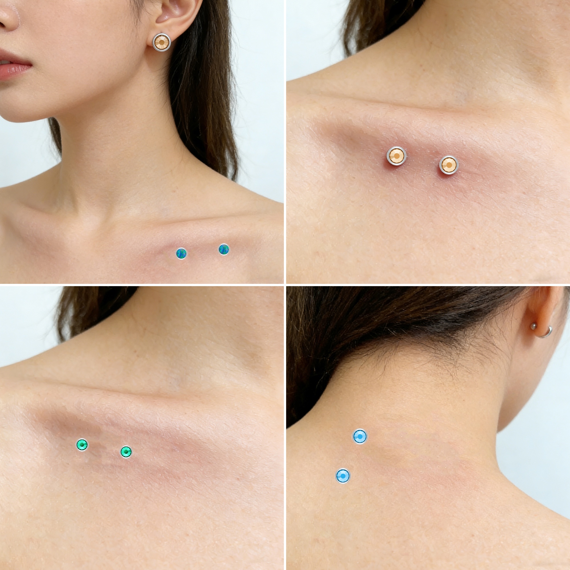Tiny Minimalist F136 Titanium  - Dermal Anchor Top review and price