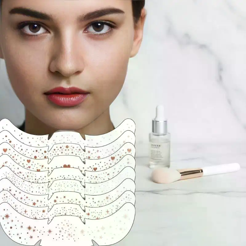 Hot Rose Gold Freckles Tempora - Body Jewelry Tattoo review and price