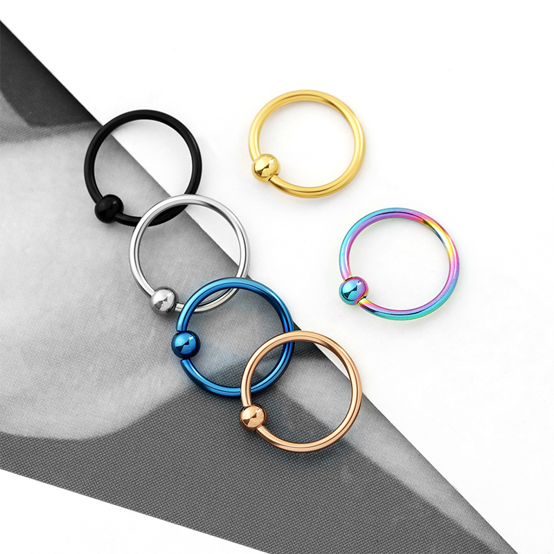 2pcs New type of ball-clamped  - Body Jewelry Metal Types review and price