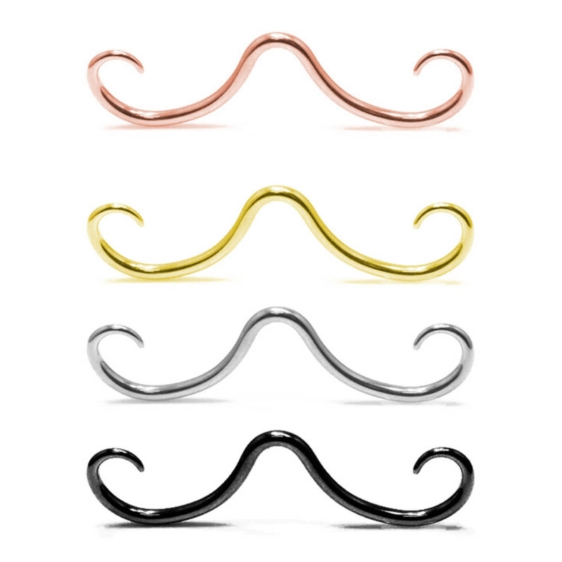 Stainless Steel Septum Mustach - Body Jewelry Hangers review and price