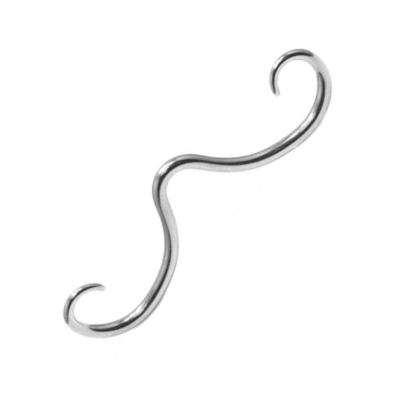 Stainless Steel Septum Mustach - Body Jewelry Hangers review and price