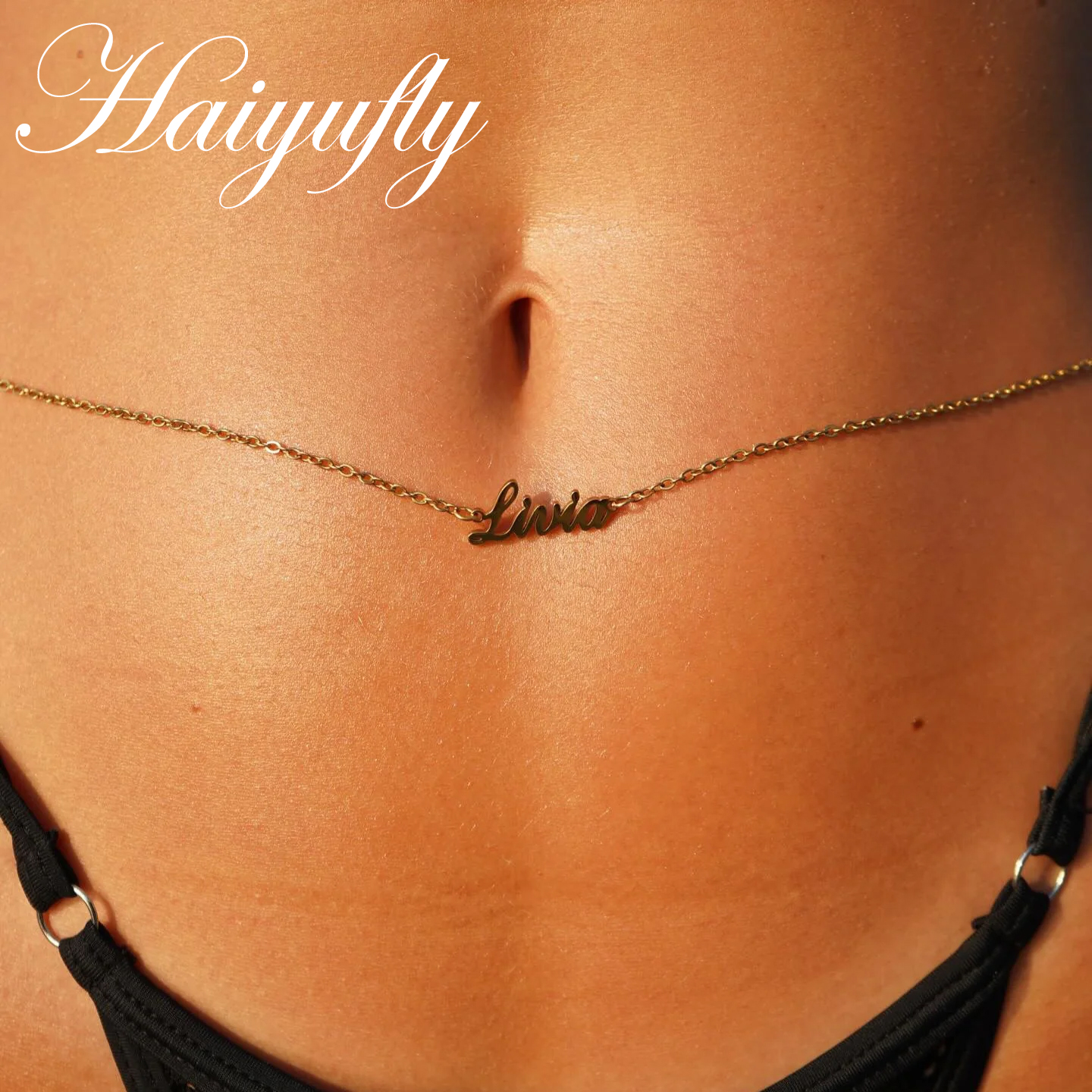 Haiyufly Custom Name Waist Cha - Body Jewelry Names review and price