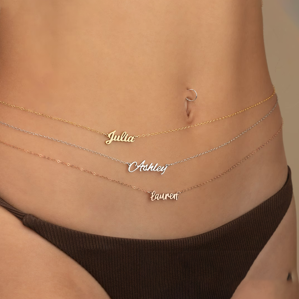 Haiyufly Custom Name Waist Cha - Body Jewelry Names review and price