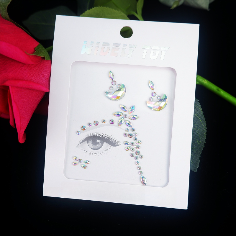 Acrylic Resin Face Gems Rhines - Body Jewelry Tattoo review and price