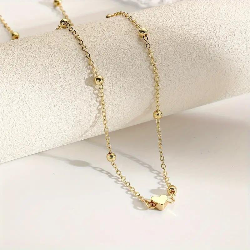 Girls Simple Heart Beaded Bell - Body Jewelry Chain review and price