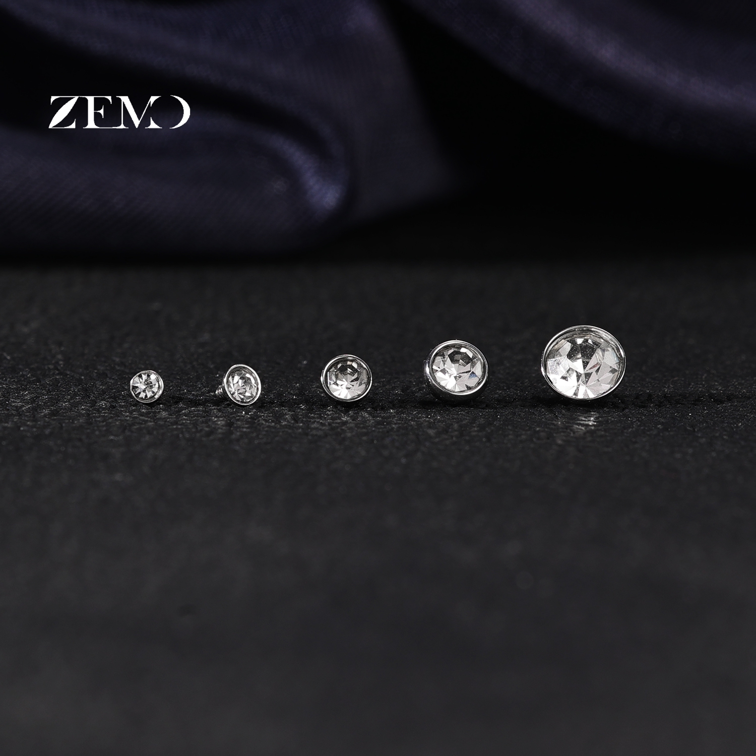 ZEMO 1-2pcs/lot Stainless Stee - Dermal Anchor Top review and price