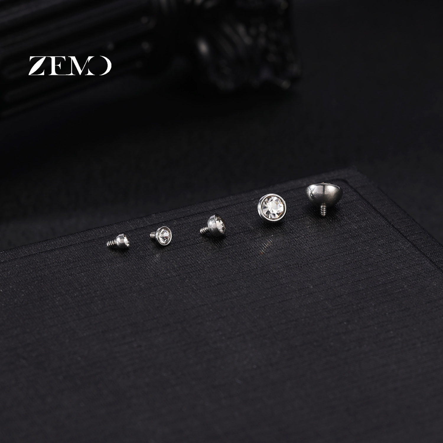ZEMO 1-2pcs/lot Stainless Stee - Dermal Anchor Top review and price