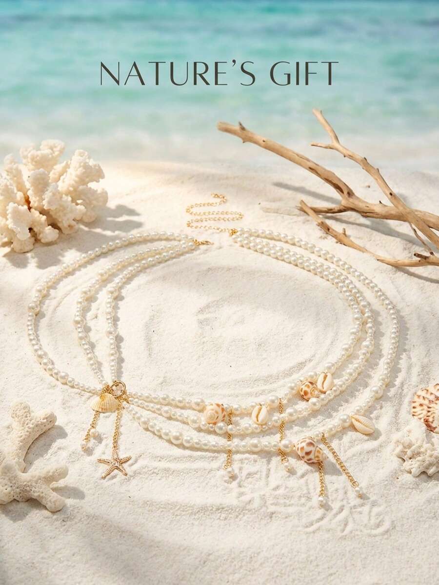 Three-layer beaded waist chain - Body Jewelry review and price
