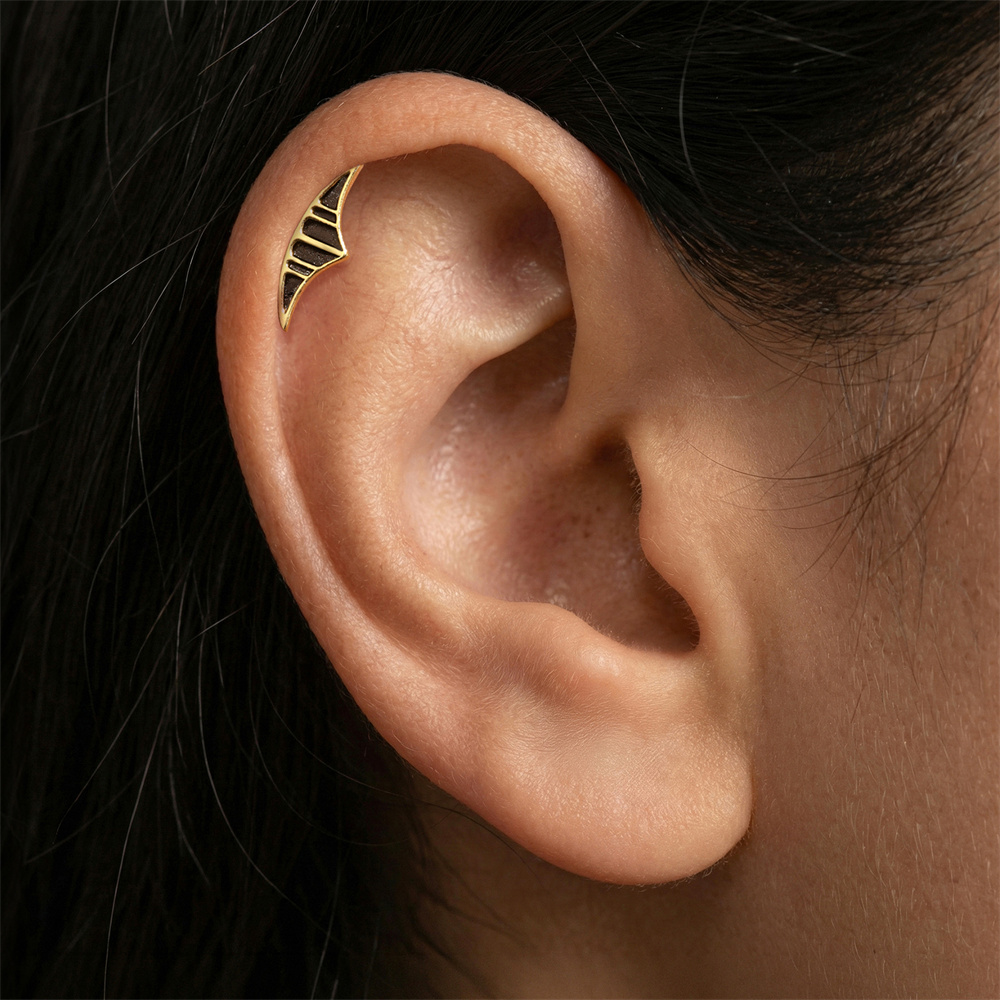 AIDE 925 Sterling Silver Smoot - Body Jewelry Flat Back review and price