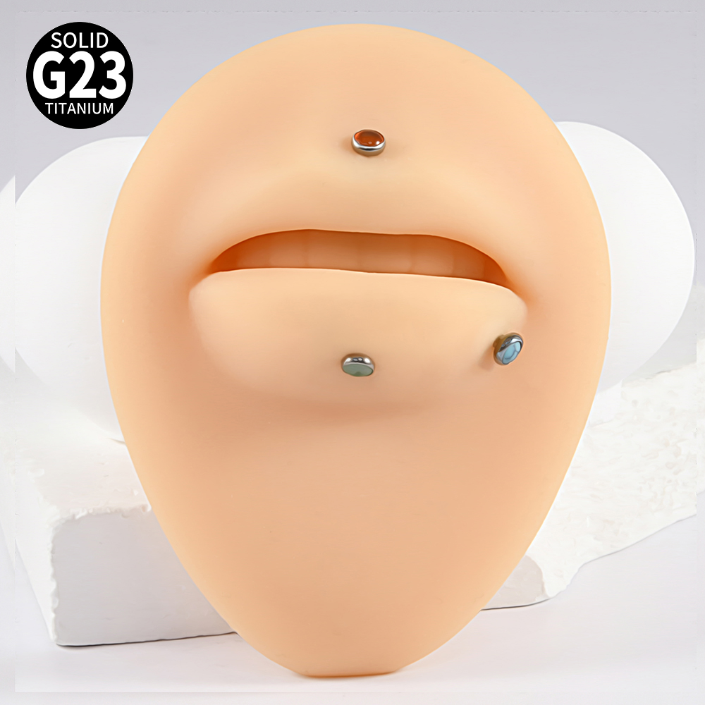 1PC 16g G23 Titanium Crystal&S - Body Jewelry Flat Back review and price