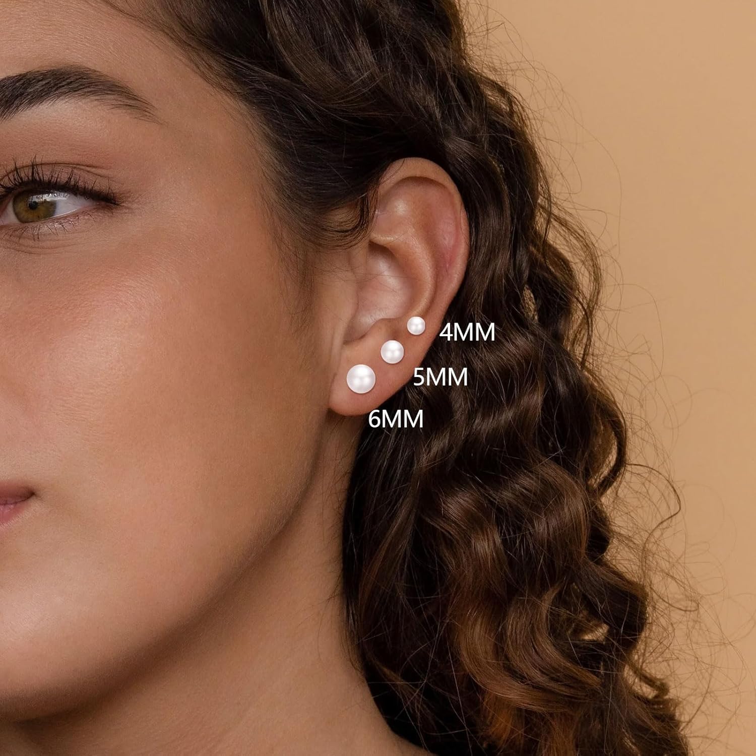 3 Pairs Tiny Pearl Stud Earrin - Body Jewelry Flat Back review and price