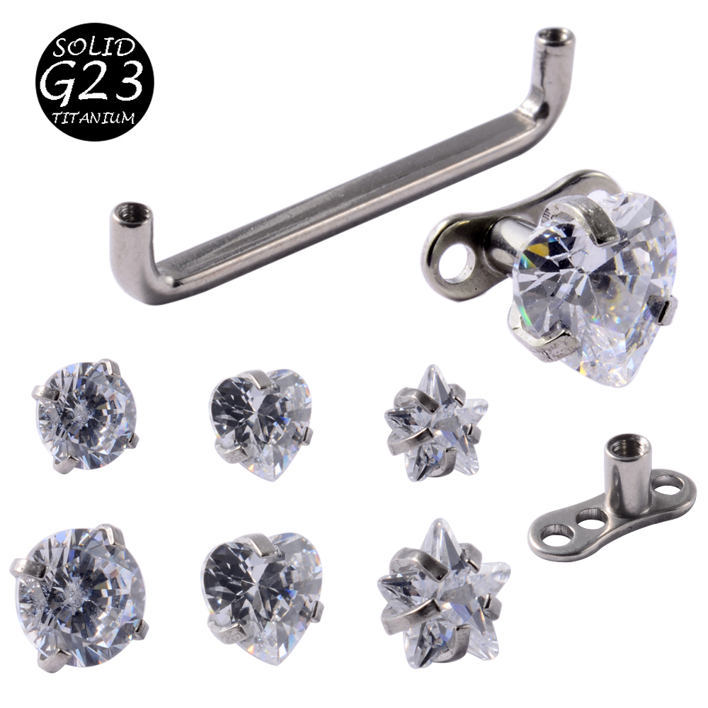1Peice G23 Titanium Dermal Anc - Dermal Anchor Top review and price