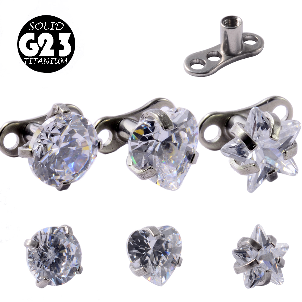 1Peice G23 Titanium Dermal Anc - Dermal Anchor Top review and price