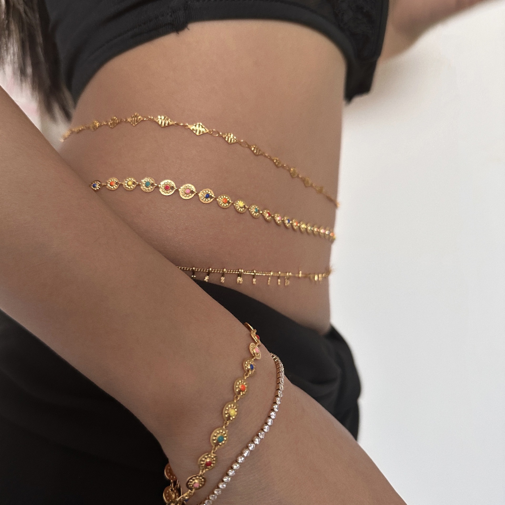 Punk Round Stainless Steel Wai - Body Jewelry Chain review and price