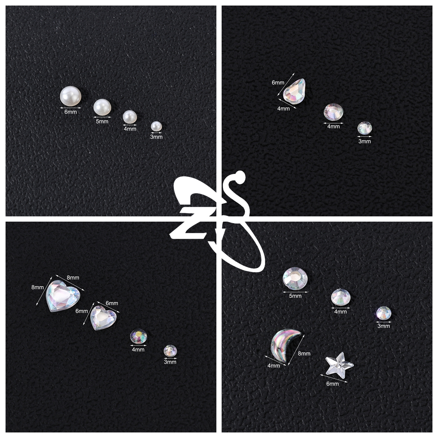 ZS 1 Set 3D Colorful Rhineston - Body Jewelry Tattoo review and price