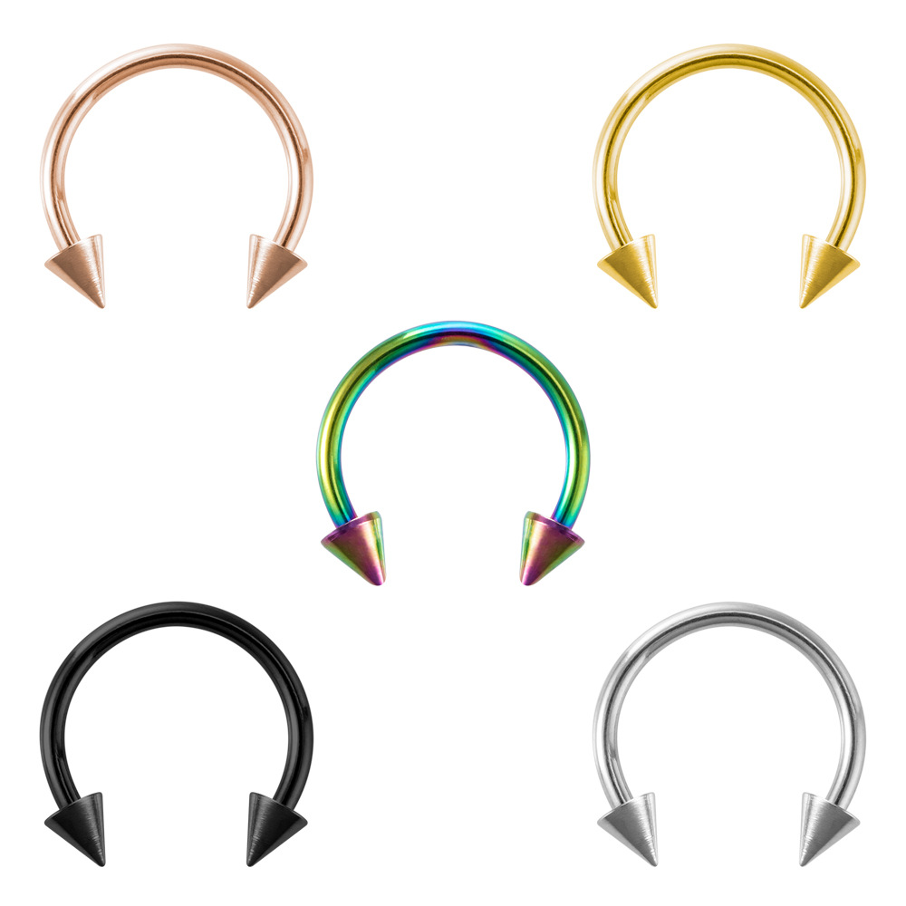 New simple stainless steel C-t - Body Jewelry Metal Types review and price