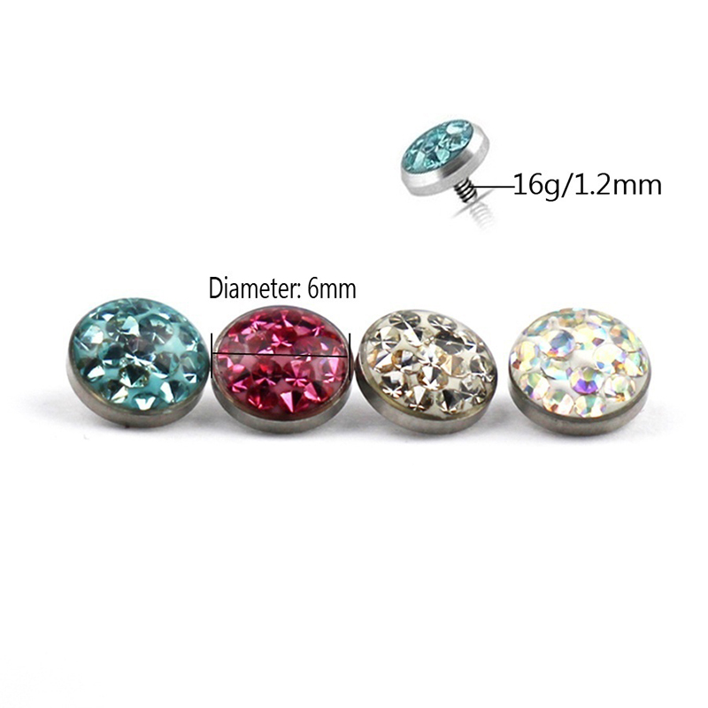 1PC Dermal Anchor Top Piercing - Dermal Anchor Top review and price
