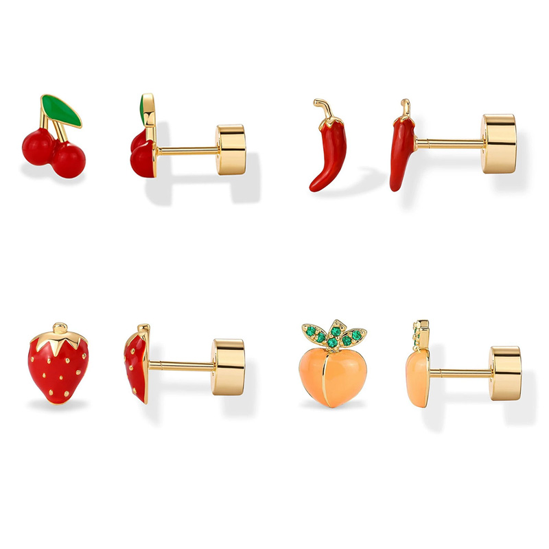 2pcs Cartilage Earrings Stud f - Body Jewelry Flat Back review and price