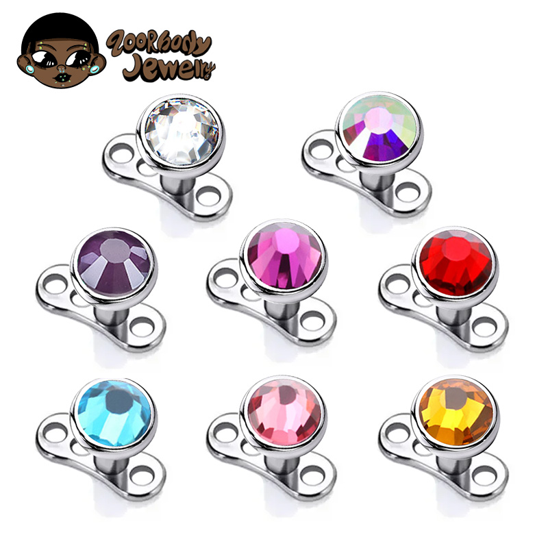 G23 Titanium Piercing Micro De - Dermal Anchor Top review and price