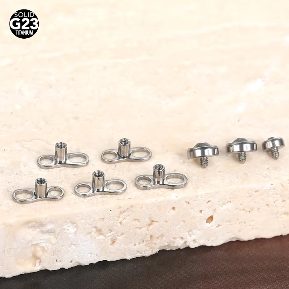 1Pc/5Pcs Titanium Micro Dermal - Dermal Anchor Top review and price